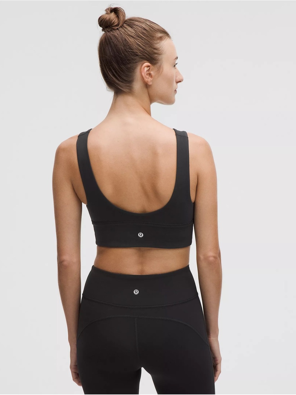 Lululemon Align V-Neck Bra Light Support A / B Cup Black Sports Bra Size 4 NWT - Picture 2 of 8